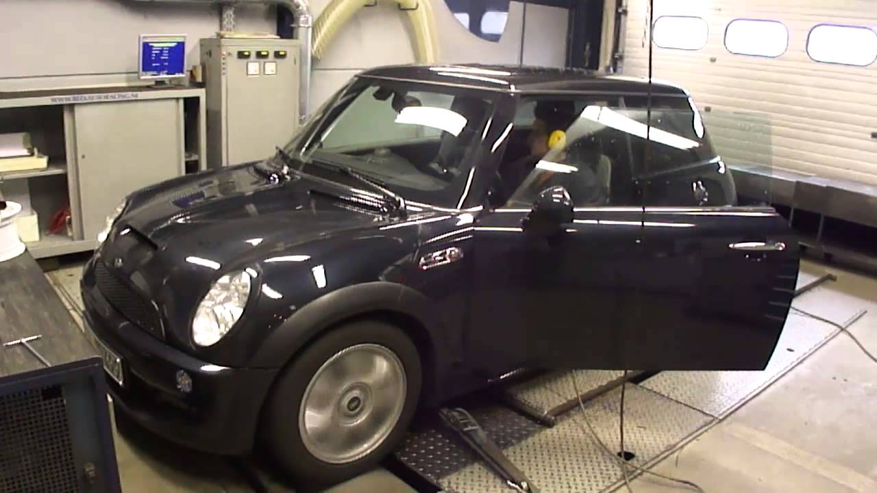 Mini R53 Stage V - Dyno Run at Beek Auto Racing - YouTube