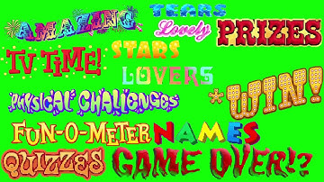 ALL Tenna Fancy Text Graphics (Deltarune Chapter 3)
