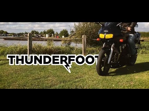 Retractable Motorcycle Side Stand Support puck coaster The Thunderfoot 