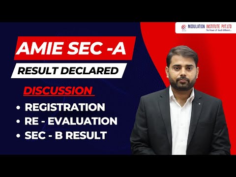 AMIE Winter-2021 Results | Re-Evaluation Form | Registration in Sec-B  | AMIE Validation Update