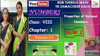 TN SAMACHEER KALVI _ 8TH MATHS _ NUMBERS _ Chapter 1 _ Exercise 1.3 _ Sum 2