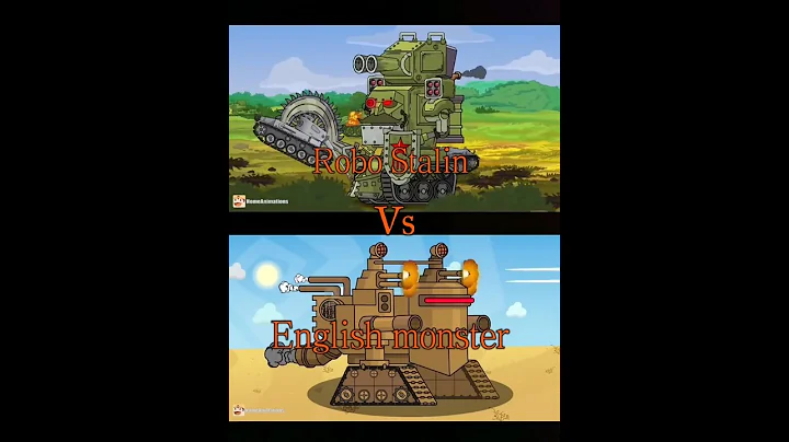 Robo Stalin vs English monster #shorts#youtubeshorts #shortvideo #homeanimations #viral