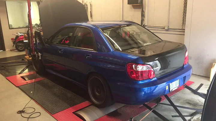 2004 Subaru WRX STi With Forced Performance Blue Dyno