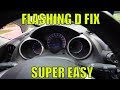 HOW TO FIX FLASHING D HONDA FIT