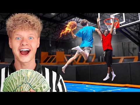 I Hosted a $10,000 Trampoline Basketball Tournament!