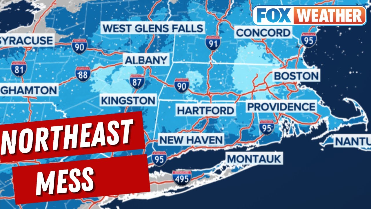 Northeast Bracing For Weekend Mix Of Snow, Rain From Storm - YouTube