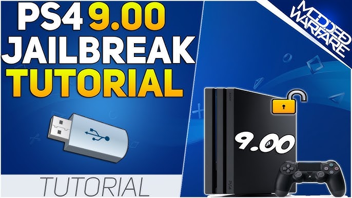 How to Jailbreak a 9.00 PS4 with a working USB drive - YouTube