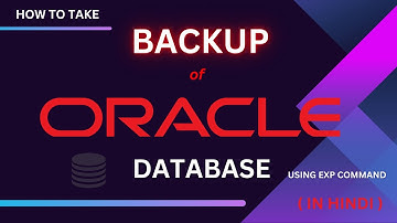 How To Take Oracle Database Backup