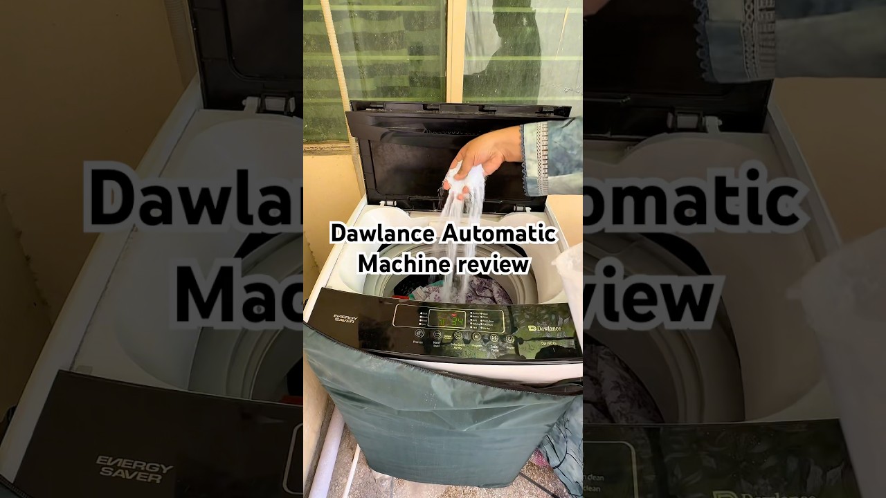 My Dawlance automatic washing machine review#dawlance #minivlog #review #momlife #trending