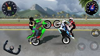 オフロードダートモトクロスバイク上り坂泥バイクライディングゲームプレイビデオオフロードアウトローズ screenshot 4