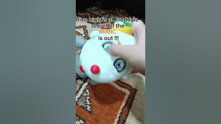 fnaf secret of the MIMIC is out !!!! #fnafsotm #newfnaf #ennard #plushtoys #jackie #mimic
