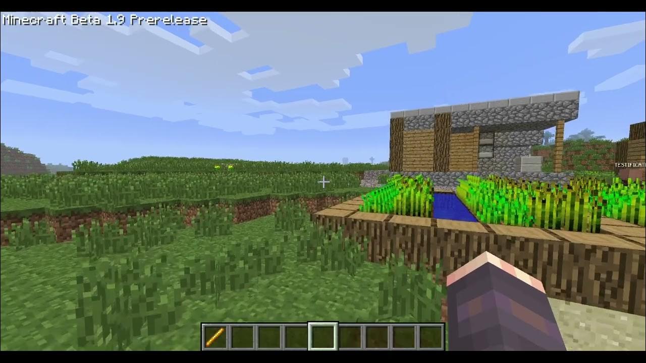 Minecraft beta 1 9 prerelease villagers named testificate youtube