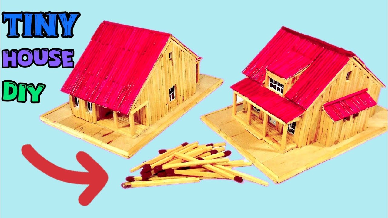 DIY Miniature House with Matchsticks How to Build a Tiny Matchstick