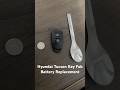 How To Replace Key Fob Remote Battery On A 2011 Hyundai Tucson Remote #keyfob #batteryreplacement