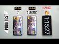 iQOO 7 vs 7 LEGEND Pubg Test, Heating and Battery Test! | Shocking Results 😵