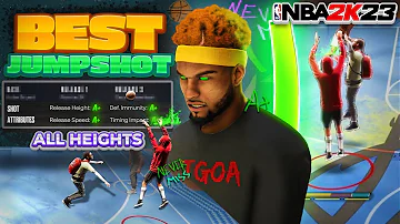 NEW #1 BEST AUTOMATIC GREENLIGHT JUMPSHOT FOR ALL HEIGHTS ON NBA 2K23! HOW TO TIME 100% GREENLIGHTS!