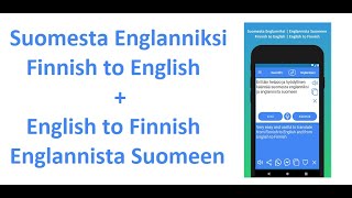 Demo: English to Finnish Translator App and Finnish to English Translator App screenshot 4