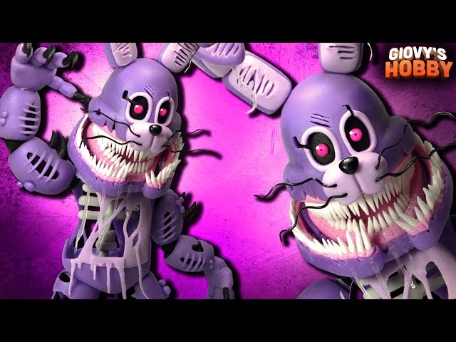 How to make IGNITED BONNIE (LED Eyes) ☆ TJOC:R ➤Polymer clay Tutorial Giovy  