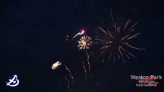 Martin Pickering Flying RC PLane at night with LEDs and Fireworks
