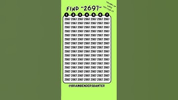 Elusive YouTube Numbers Challenge! Go! #shorts