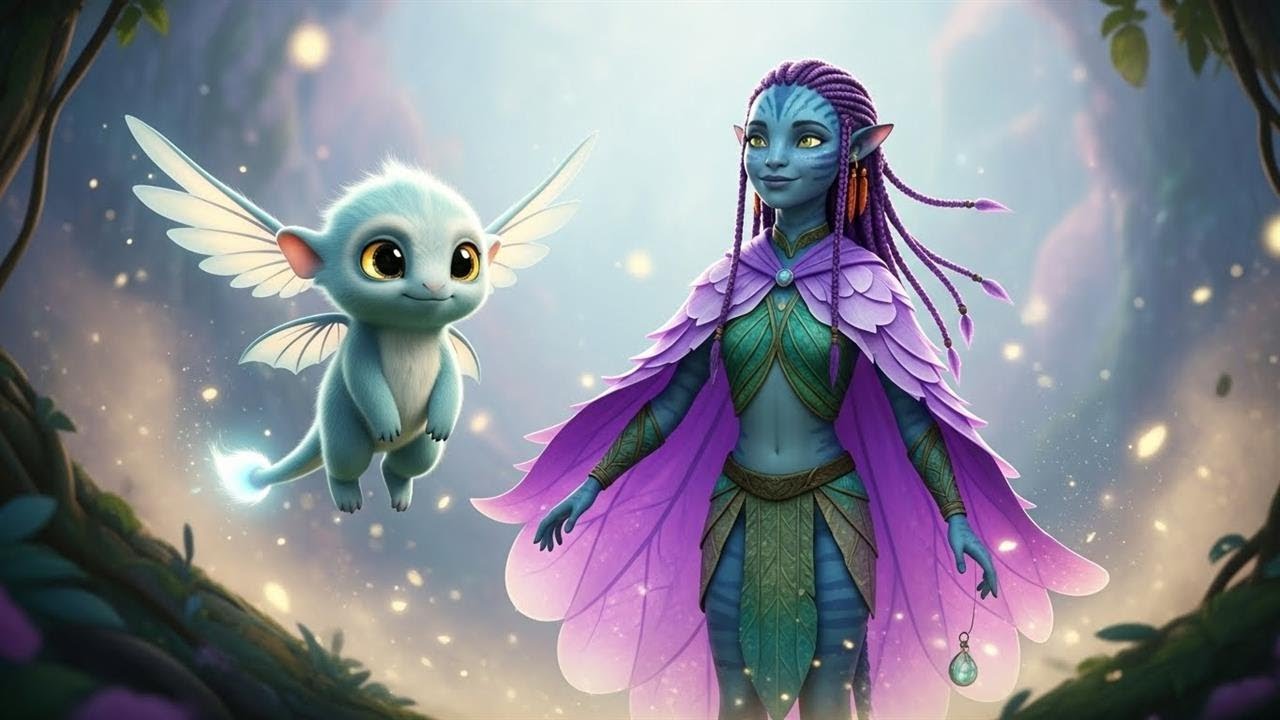 ✨🌙 Fynara e il Vento Sussurrante – Un Viaggio Magico nel Cielo Notturno 🧚‍♀️✨