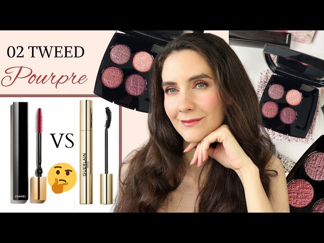 CHANEL 02 TWEED Pourpre + Guerlain Noir G mascara VS Chanel Allure