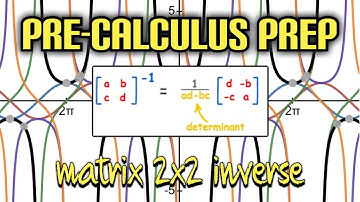 Pre-Calculus Prep: Inverse of a [2 X 2] Matrix