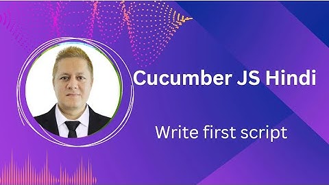 Cucumber JS Hindi how to write first test script #10