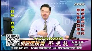 20191106 1600 蔡慶龍 價值型投資