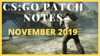 CS:GO Patch Notes November 2019