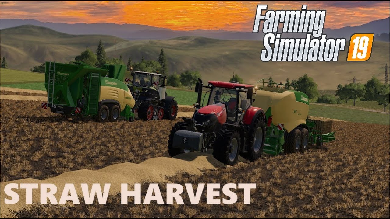Farming Simulator 19 DLC STRAW HARVEST YouTube