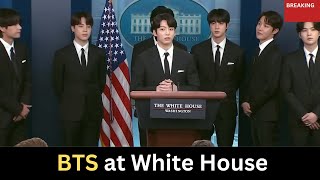 BTS K-Pop Stars Speak at White House Press Conference - FULL VIDEO!