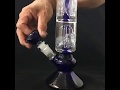 パイレックス製アイシングICEガラスボング3層式【ダブルツリー】bong