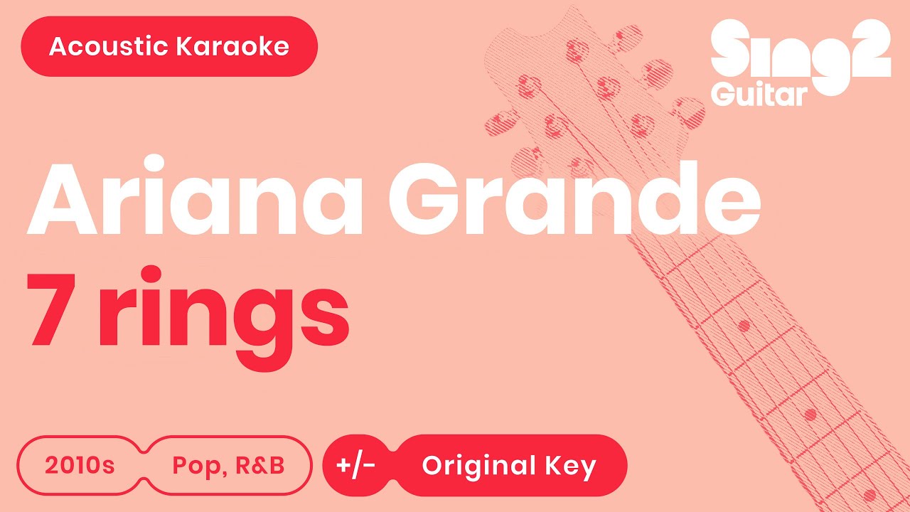 Ariana Grande - 7 Rings (Karaoke Acoustic)