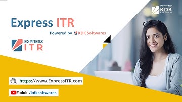 Training of #ExpressITR  | #KDKSoftwares #itr