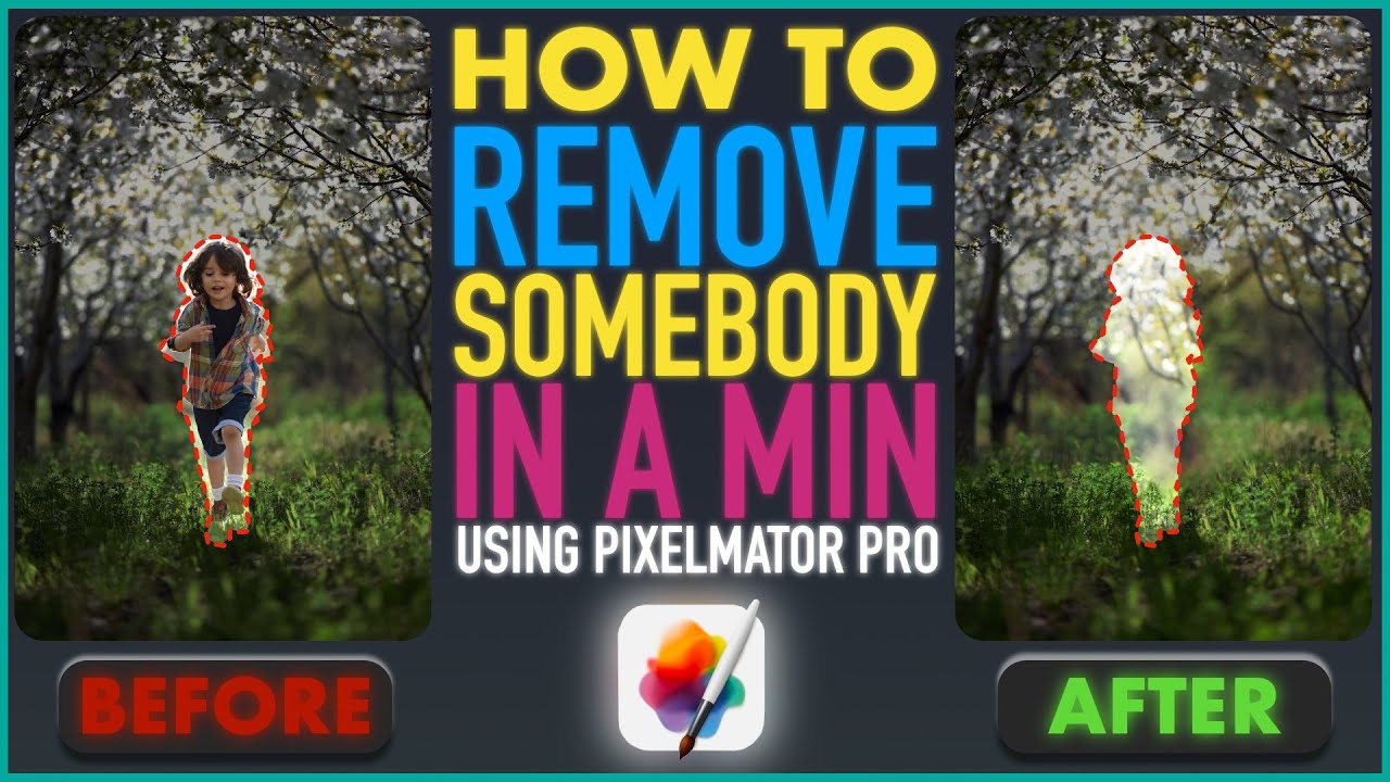 How to remove objects from images in Pixelmator pro | Final Render Studios