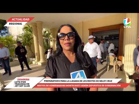 RESTOS DE GOBERNADORA MONTECRISTI NELSY CRUZ SERÁN EXPUESTOS EN GOBERNACIÓN