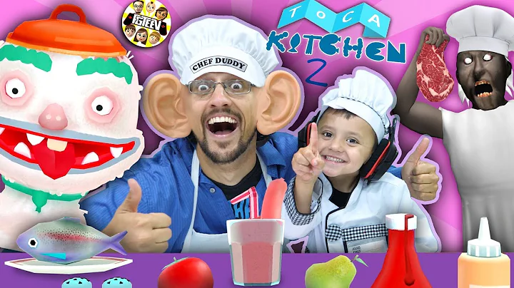 TOCA KITCHEN 2 - Cooking Up Fun (FGTEEV CHEF DUDDY...