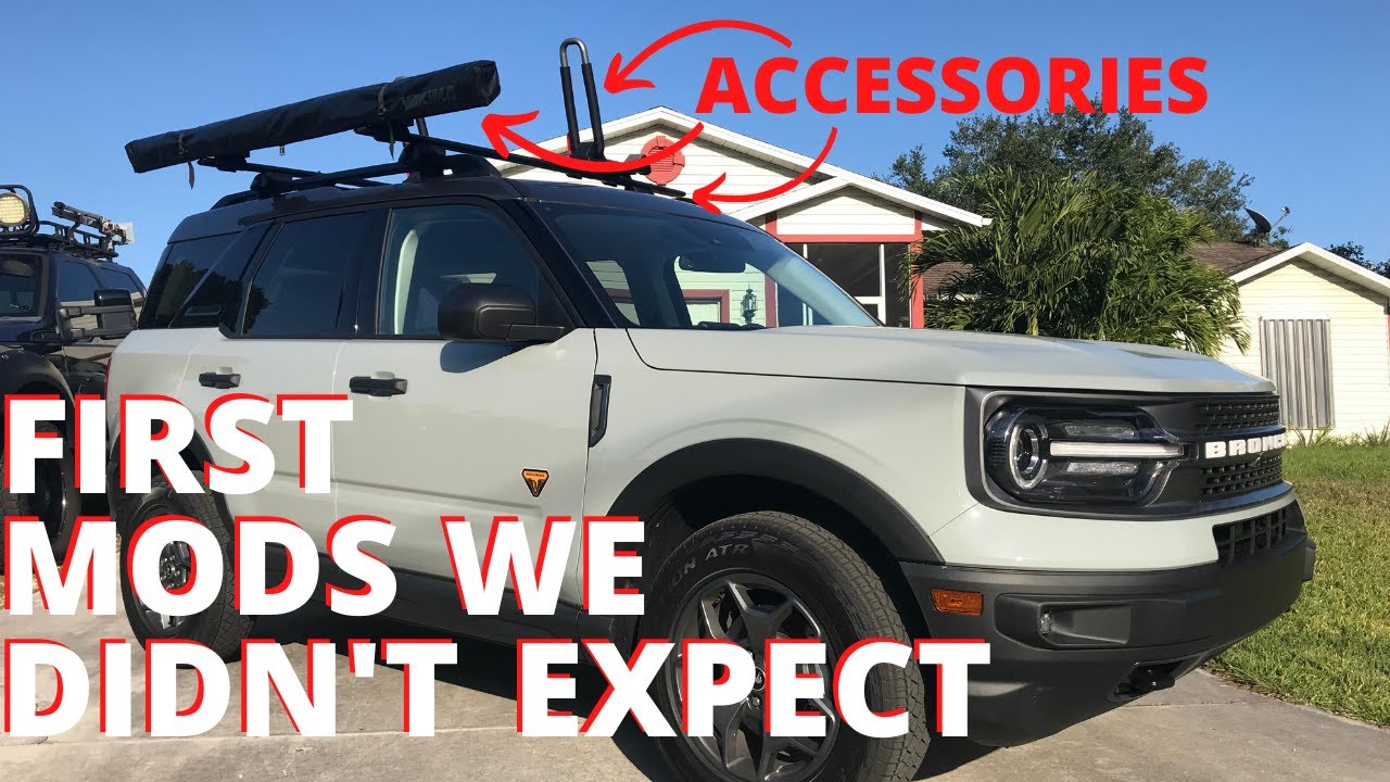 FIRST MODS FOR OUR BRONCO SPORT / WE NEVER EXPECTED FREE ACCESSORIES 