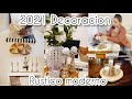 2021 DECORACION SALA Y COMEDOR | IDEAS COMO DECORAR TU CASA DESPUES DE NAVIDAD | RUSTICO MODERNO