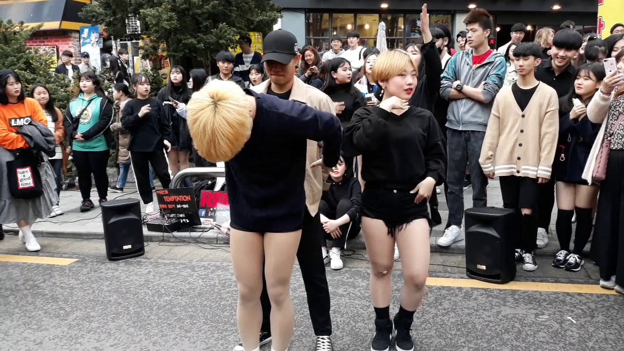 2018.04.14 4K 홍대걷고싶은거리 연합댄스팀템테이션&레드크루(4)