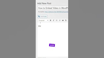 How to embed videos in posts in WordPress #shorts #wordpress