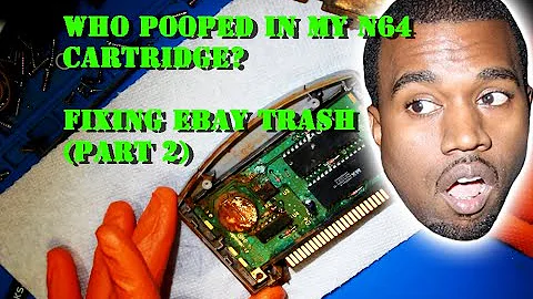 Fixing the Mary-Os & Zeldees - eBay Junk Repair N64 Game Cartridge (Part 1)