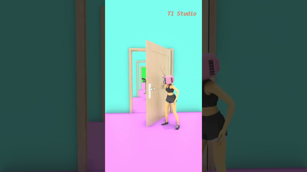 Entering TVMan house without knocking.