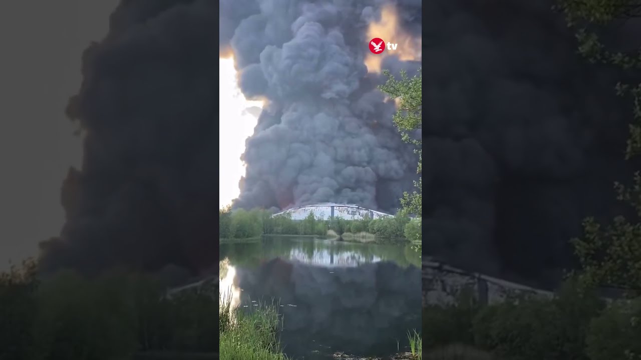 Huge Fire Rages At Cannock Parcel Centre News Shorts