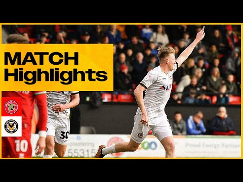 Walsall Newport Goals And Highlights