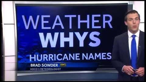 How hurricanes get their names