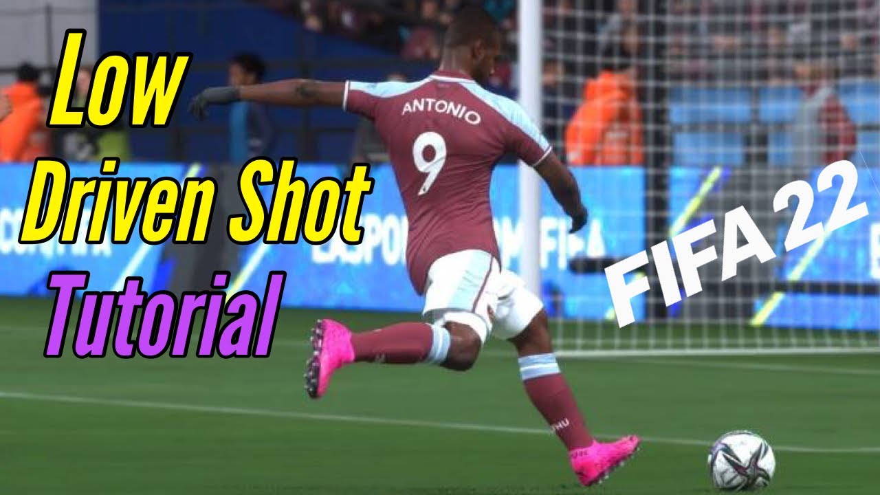 FIFA 22: How to score with a Low Driven Shot Tutorial! - YouTube