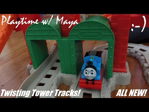 my first thomas and friends twisting tower tracks