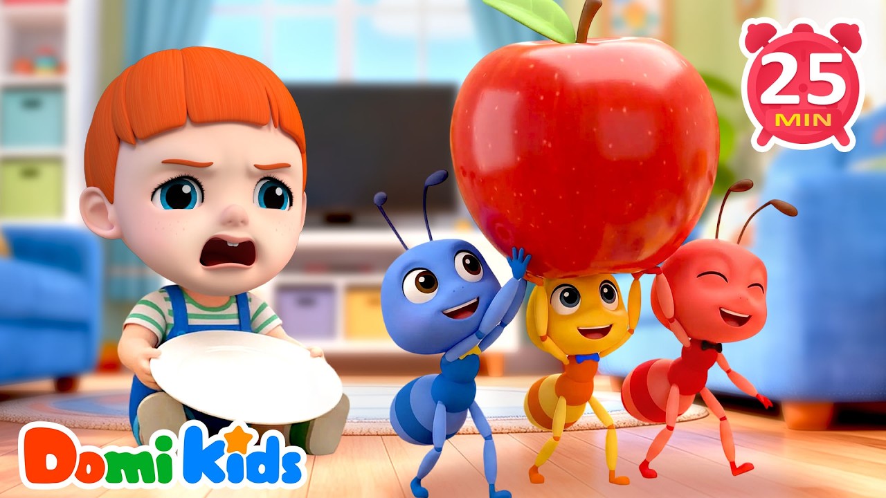 Mystery! Who Stole All the Juicy Fruit?🍎 | Fun Kids Songs & Nursery Rhymes | Domi Kids